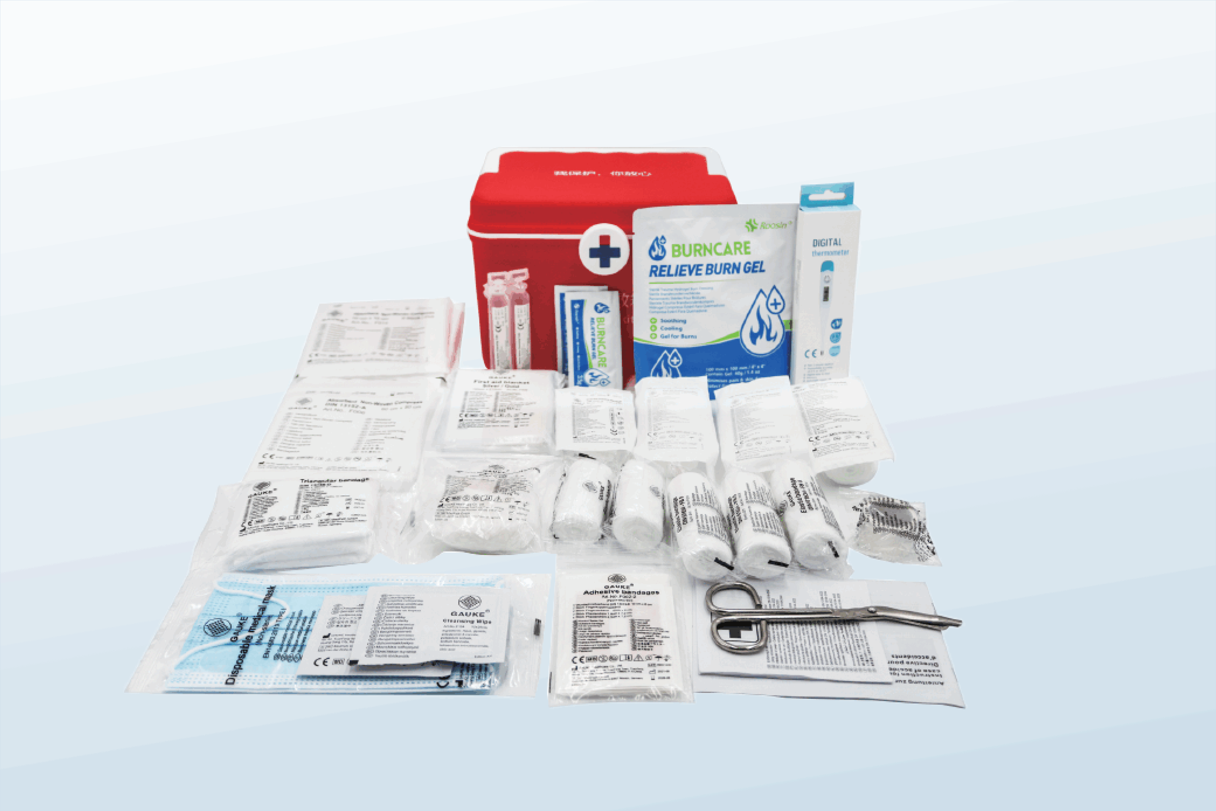 FREE SHIPPING:  Survival First Aid Kit --Model GS202($51.89/pc,MOQ 10 pcs)